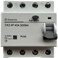 Deerco CK2 4P 40A 300mA...