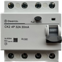 Deerco CK2 4P 32A 30mA...